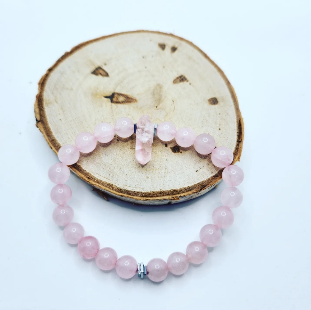 Rose Quartz Bracelet 8 mm